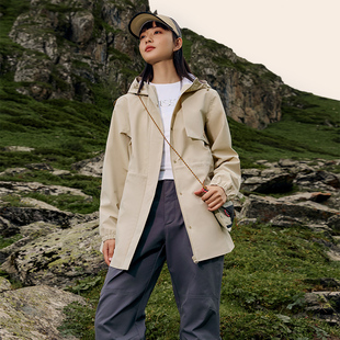 361武霞客雨屏冲锋衣夏季新款防水硬壳冲锋衣女士户外登山服