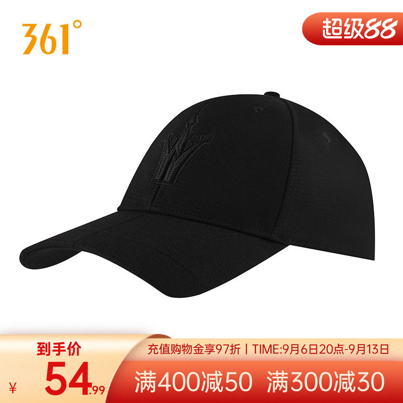 约基奇同款361棒球帽夏季遮阳棒球帽休闲鸭舌帽硬顶运动帽男