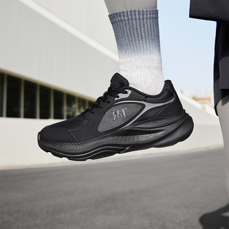 361男鞋厚底运动鞋宽楦通勤跑鞋