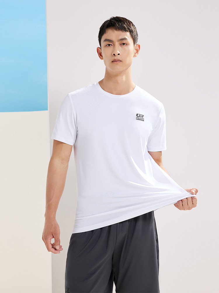 361 SPORTSWEAR MENS FALL|WINTER 2024 NEW RUNNING FITNESS SPORTSWEAR COMFORTABLE AND BREATHABLE SHORT SLEEVE SHORTS SUIT