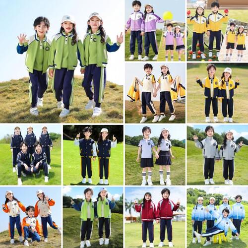 校服套装小学生春秋三件套幼儿园园服春季新款儿童班服春装