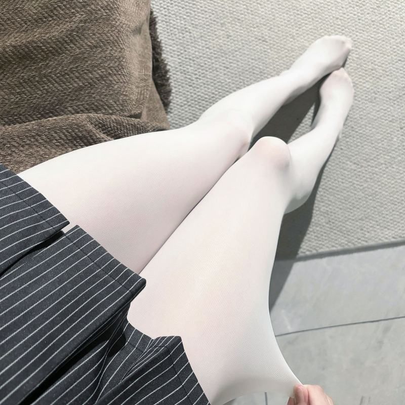 80d纯欲丝袜美肤连裤袜防勾丝打底袜光腿黑丝jk月光纱美肤袜女