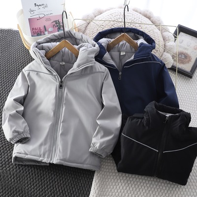 男童加厚羽绒棉冬装棉衣外套保暖