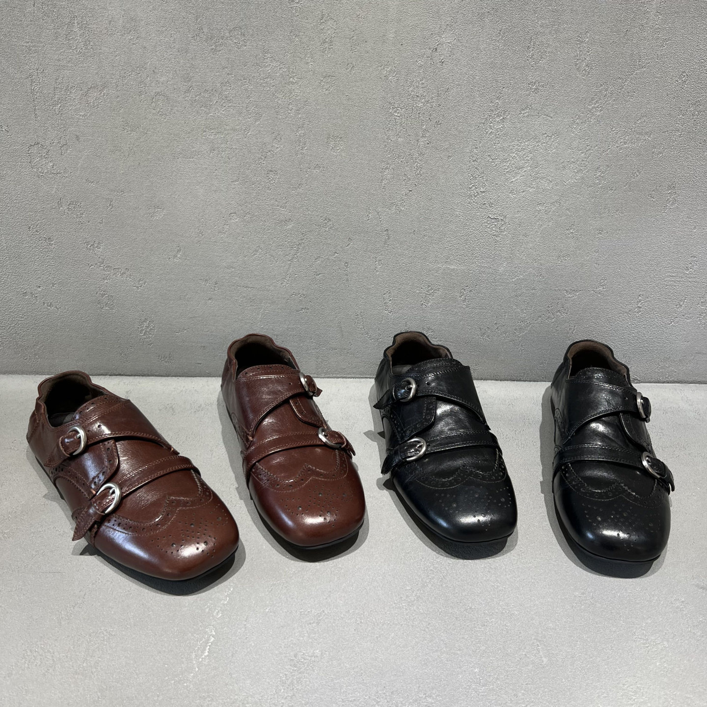 欧洲站2026春季新款欧货真皮女鞋平底皮带扣一脚蹬方头单鞋小皮鞋,女鞋,浅口单鞋,淘宝优惠券,粉丝福利购,淘宝优惠卷