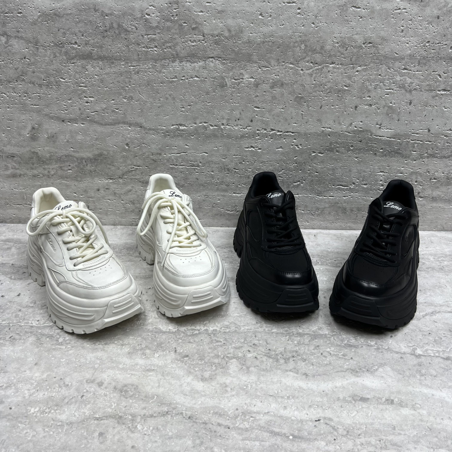 真皮厚底增高休闲鞋系带老爹鞋女