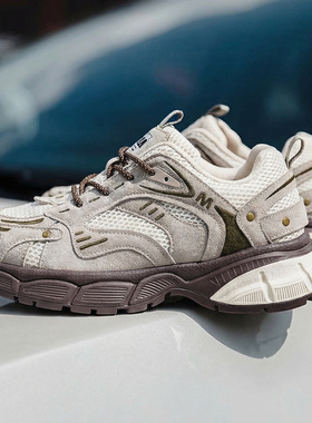 MRA拼色复古老爹鞋男鞋2025新款厚底增高运动休闲鞋百搭潮鞋子冬