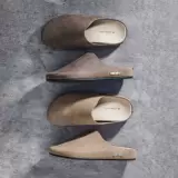 Серебряная лейбл MRA Birkenmuller Slippers Мужские ботинки носить чистоту, коммутирующая сумка, голова, ленивые педали, половина тапочки