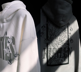 神识麒骥*天體上境崑崙玉虚 华夏神仙新中式 B3连帽加绒卫衣