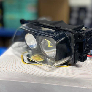 适配机源光极核AE4AE5从天而降直上激光矩阵大灯可调透镜车灯改装