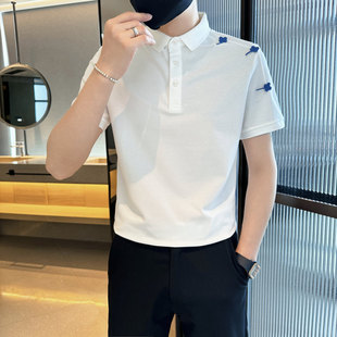 矮小个子小伙休闲贴布翻领polo衫 小码 t恤夏季 休闲短袖 男装 S号XS码