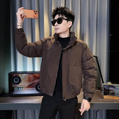 外套冬季 155小码 S号立领棉衣保暖加厚短款 小个子男士 棉袄XS码 棉服