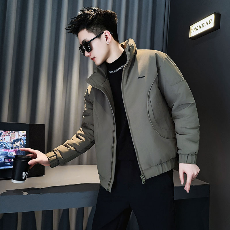 155矮小个子S号XS小码工装棉衣男生社会小伙棉衣外套保暖修身棉服