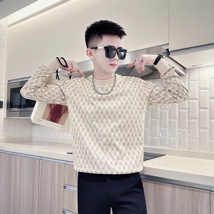 小码男装休闲卫衣男生矮个子XS码S号字母百搭韩版上衣160长袖T恤