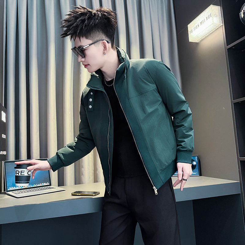 155矮小个子S号XS小码保暖棉服立领加厚棉袄男生流行百搭棉衣外套