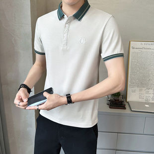 小码s小号男装刺绣短袖Polo衫上衣矮小个子S号xs码韩版休闲保罗衫