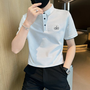 小码男装矮小个子S码XS号简约刺绣短袖T恤男生休闲翻领半袖polo衫