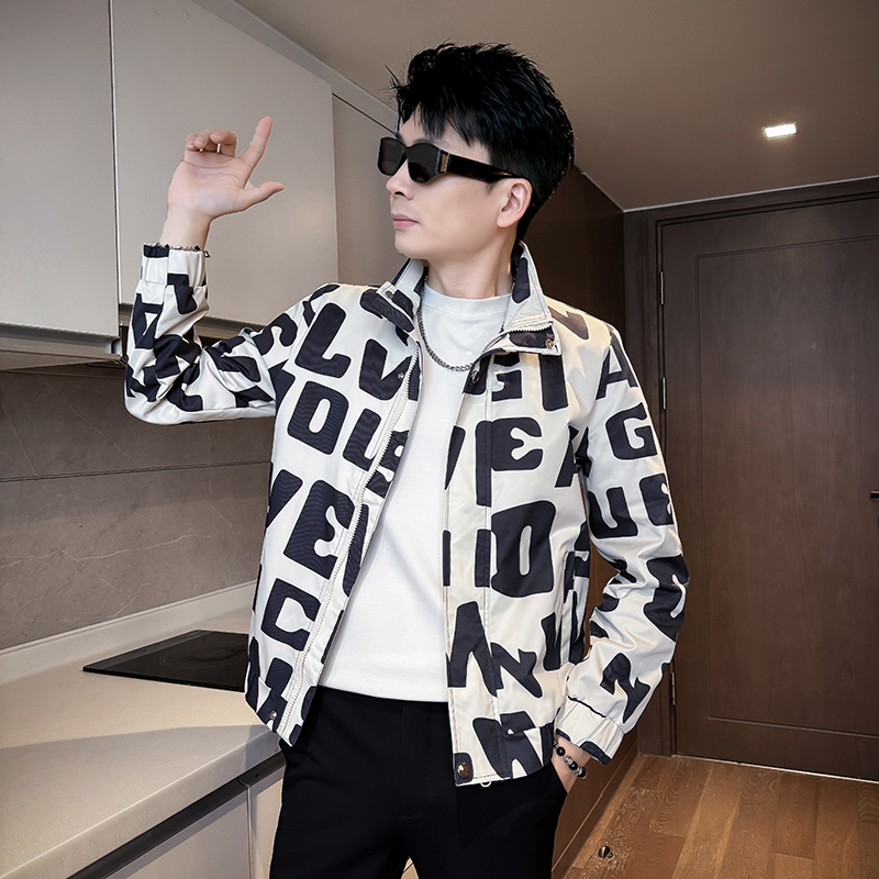 155小个子小号XS夹克休闲男潮韩版潮流百搭S小码时尚春秋薄款外套