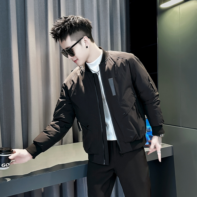 冬季小码男士XS号棉衣加厚棒球领棉服修身155矮小个子S码棉袄外套