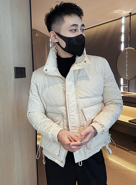 矮个子冬装155小码XS号加厚棉衣男短款修身棉袄保暖工装棉服外套