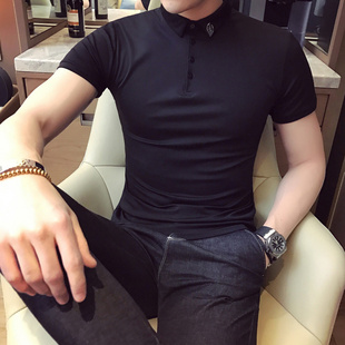 小码s小号男装纯色短袖Polo衫上衣矮小个子S号xs码商务休闲保罗衫