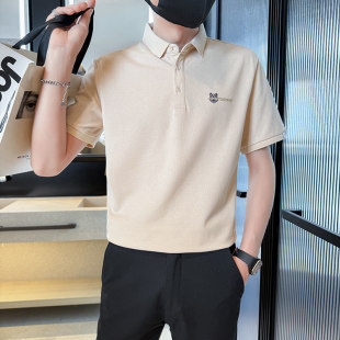 小码 t恤商务休闲潮牌刺绣翻领polo衫 男装 短袖 S号XS码 小个子夏季