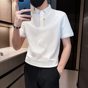商务短袖 小码 POLO衫 男生XS码 T恤潮 小个子夏季 S号潮牌休闲短袖 新款