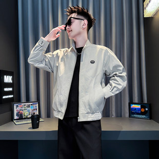 春秋季小码男装休闲外套男韩版立领夹克XS矮小个子短款上衣百搭潮