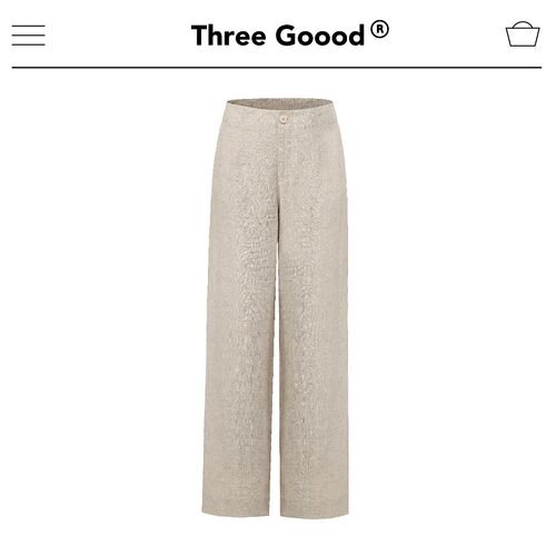中腰气质三吉长裤亚麻休闲裤