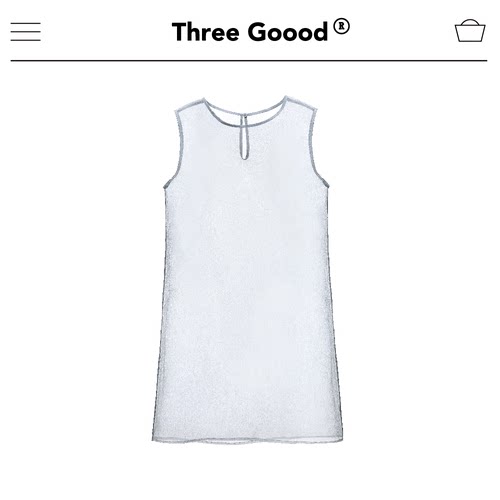 THREE GOOOD殷三吉OD朦胧了解自己清爽百搭欧根纱罩衫SQ230507