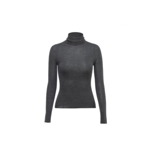 THREE GOOOD殷三吉 馥郁拿铁高领针织打底衫HZZ241017