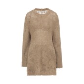 THREE ZZ240048 针织衫 GOOOD殷三吉 冬日恋岛圆领长款