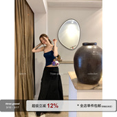 不对称肩带设计感修身 撞色叠穿吊带 内搭好穿 GOOOD殷三吉 THREE