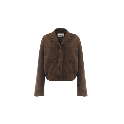 THREE GOOOD殷三吉 拿铁咖啡口袋设计夹克 DW240275