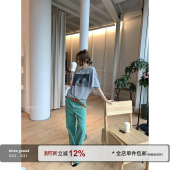 韩系复古全棉直筒牛仔裤 清潭洞 微阔显瘦松弛 GOOOD殷三吉 THREE