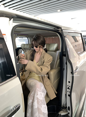 THREE GOOOD殷三吉月光少女休闲时尚小众显瘦蕾丝半身裙