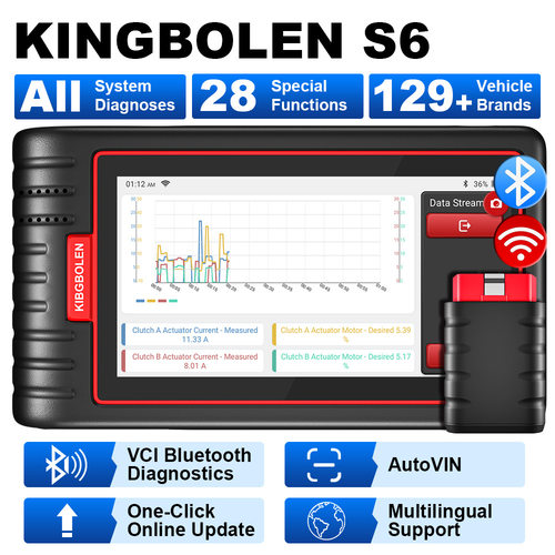 2026 KINGBOLEN S6 CAN FD All System Car Diagnostic Tools