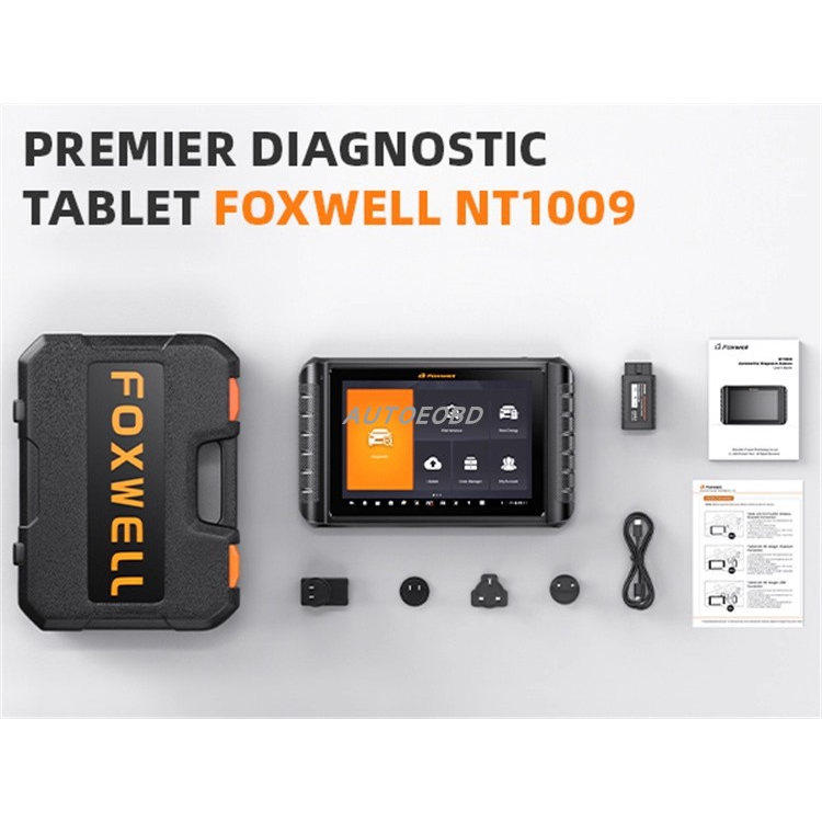 FOXWELL NT1009汽车全系统诊断工具 新能源汽车检测仪OBDII读码卡