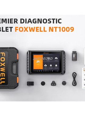 FOXWELL NT1009汽车全系统诊断工具 新能源汽车检测仪OBDII读码卡