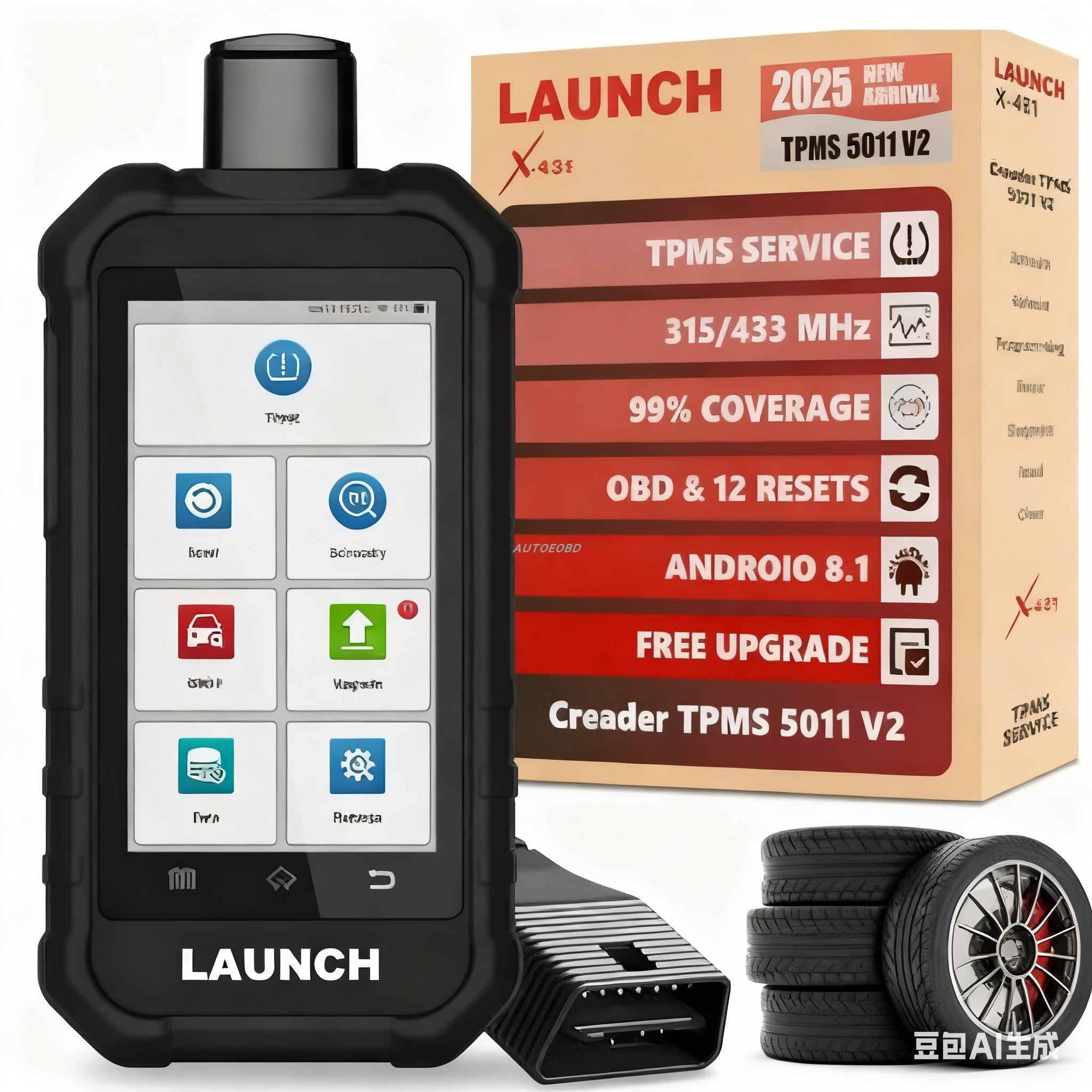 LAUNCH X431 CReader TPMS 5011 V2 Tire Pressure Monitoring