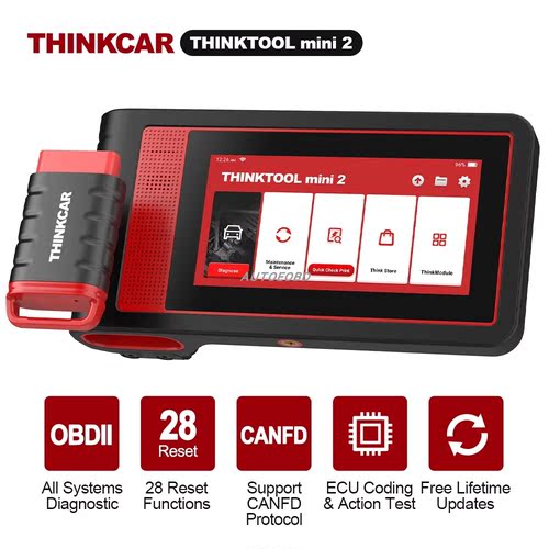 海外版THINKCAR THINKTOOL Mini 2 CANFD Car Diagnostic Scanner