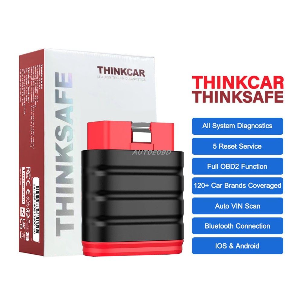 2025 New THINKCAR ThinkSafe OBD2 Scanner Car Diagnostic Tool