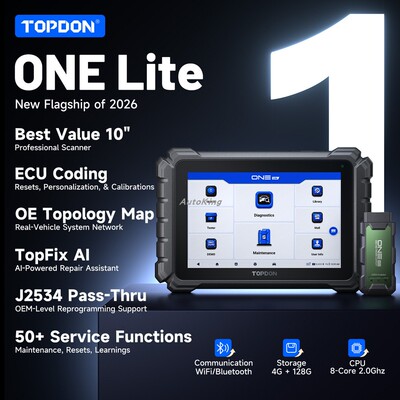 海外版TOPDON ONE Lite Bidirectional J2534 Programming Online