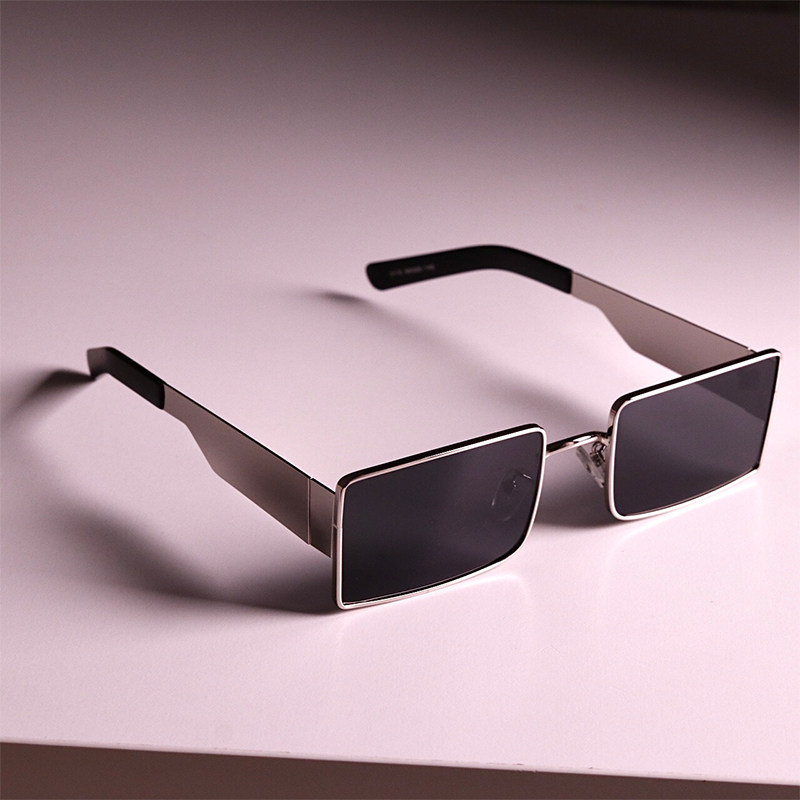 26新款文艺复古方框墨镜女ins个性潮太阳镜男金属遮阳瘦脸防紫外