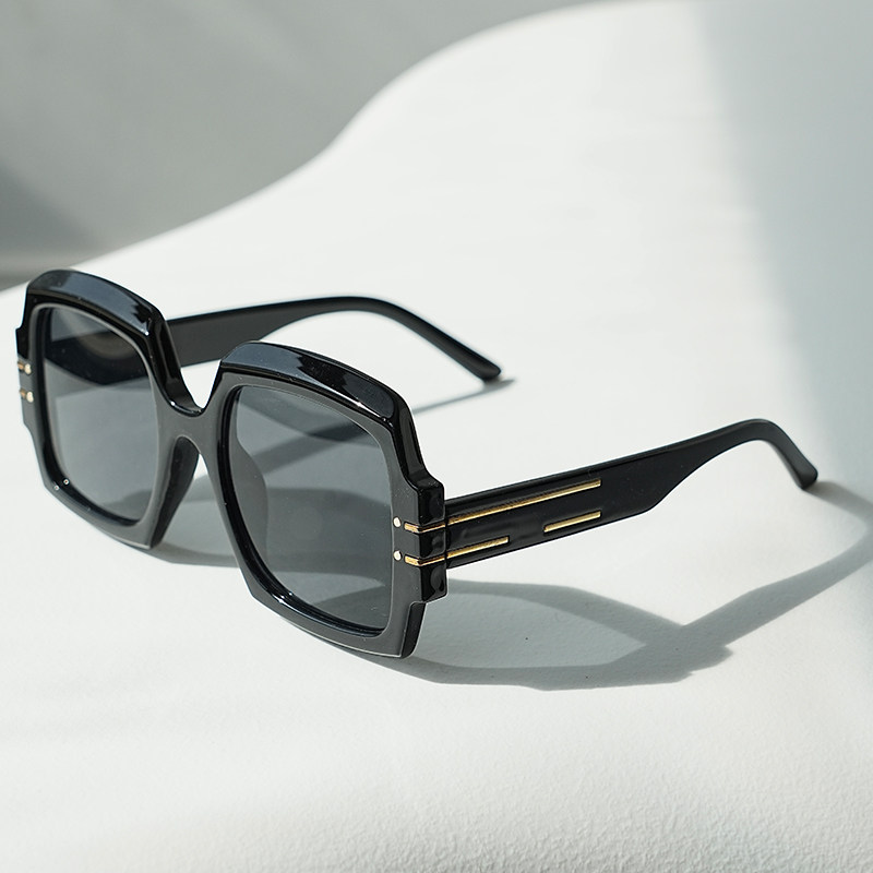 D家大框25新款墨镜女S1U潮男太阳镜方框大脸遮阳防紫外线眼镜开车