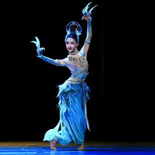 北京舞蹈大赛灵羽玄音敦煌飞天演出服女异域风情表演服艺考服