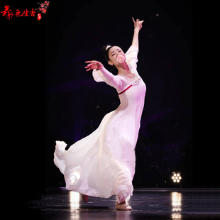 新款古典舞蹈服女舞蹈风暴华宵一长相思同款演出服中国风汉服襦裙