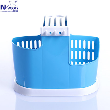 南峰 沥水筷子筒筷子盒笼 创意筷笼筷篓餐具架悬挂式刀叉勺分格