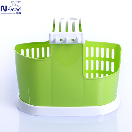 南峰 沥水筷子筒筷子盒笼 创意筷笼筷篓餐具架悬挂式刀叉勺分格