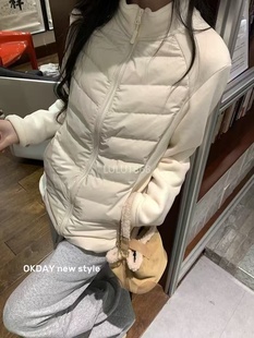 立领加绒加厚保暖外套外穿大码 修身 上衣 轻薄棉服女韩版 2025冬新款