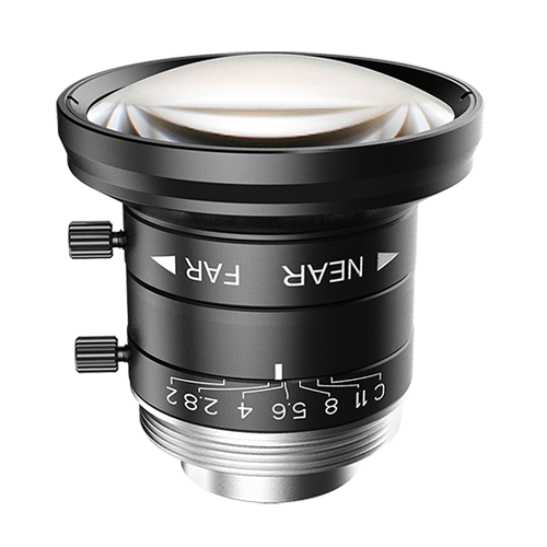 全视野3MP分辨率，1/1.8''靶面，4mm-50mm焦距工业镜头